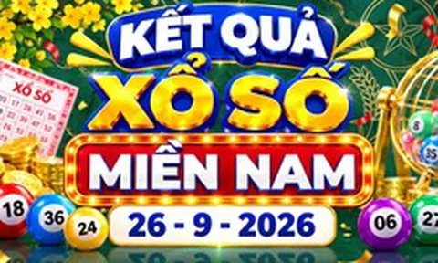 XSMN 26/9 - Kết quả XSMN ngày 26/9/2026 - Xổ số miền Nam ngày 26 tháng 9
