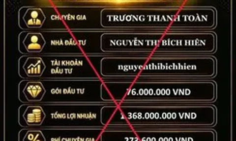 Giả mạo sở giao dịch chứng khoán dụ dỗ đầu tư lợi nhuận 1.600%