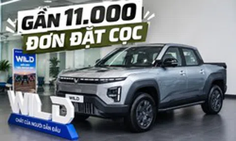 VinFast VF Wild nhận gần 11.000 đơn đặt cọc, gấp gần 10 lần doanh số tháng của một mẫu bán tải tại Việt Nam