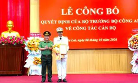 Bộ trưởng Bộ Công an bổ nhiệm, biệt phái Phó Giám đốc Công an tỉnh Gia Lai