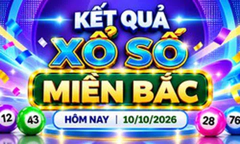 XSMB 10/10 - Kết quả xổ số miền Bắc hôm nay 10/10/2026
