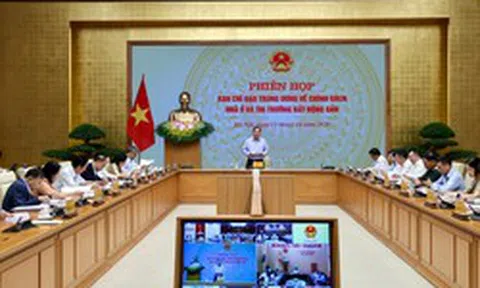 Phó Thủ tướng Thường trực Phạm Gia Túc chủ trì phiên họp Ban Chỉ đạo Trung ương về chính sách nhà ở và thị trường bất động sản