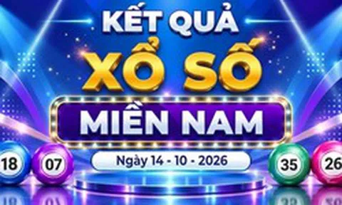 XSMN 14/10 - Kết quả xổ số miền Nam ngày 14 tháng 10