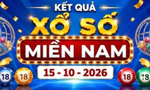 XSMN 15/10 - Kết quả xổ số miền Nam ngày 15 tháng 10