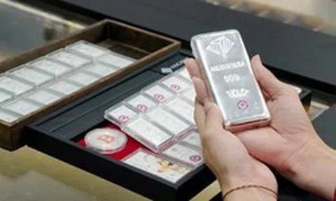 Giá bạc thỏi, bạc miếng ngày 16/10 tại Ancarat, Sacombank, DOJI, Bảo Tín Mạnh Hải