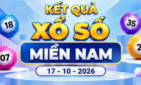 XSMN 17/10 - Kết quả xổ số miền Nam ngày 17 tháng 10