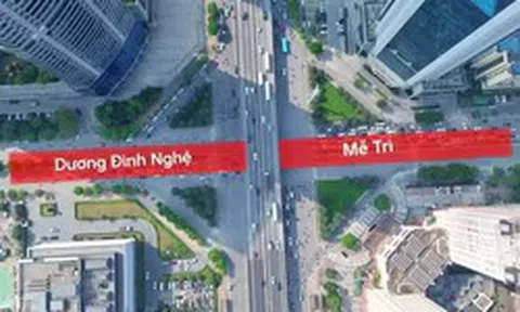 Hà Nội xén vỉa hè, chặt tỉa cây xanh xây hầm chui nghìn tỷ Dương Đình Nghệ - Mễ Trì