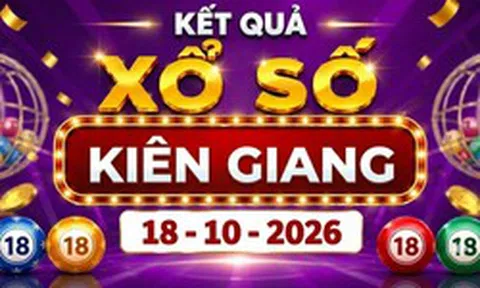 XSKG 18/10 - Kết quả xổ số Kiên Giang ngày 18 tháng 10