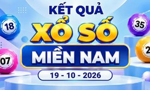 XSMN 19/10 - Kết quả xổ số miền Nam ngày 19 tháng 10