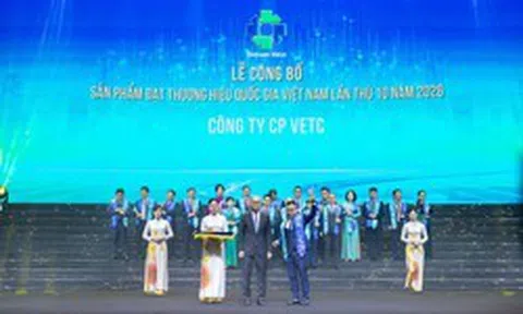 Dịch vụ thu phí không dừng VETC đạt Thương hiệu Quốc gia Việt Nam năm 2026