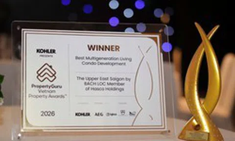 The Upper East Saigon giành giải ngay lần đầu tham dự Vietnam Property Awards 2026