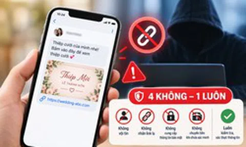 Công an phát cảnh báo: Nhận được tin nhắn mời cưới qua mạng, tuyệt đối không bấm vào link lạ