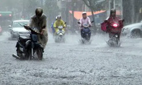 Ngày mai, nhiều khu vực sẽ có mưa to đến rất to