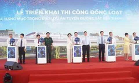 VinSpeed huy động 10.000 nhân sự, 1.300 dầm bê tông, máy đào hầm 13 m trên đại công trường đường sắt 350 km/h TP.HCM - Cần Giờ