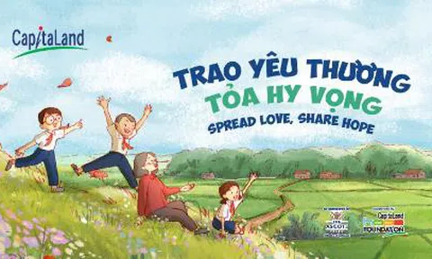 CapitaLand hỗ trợ 1 tỷ đồng thông qua chiến dịch “Trao yêu thương, Tỏa hy vọng” giúp đỡ trẻ em khó khăn tại Việt Nam