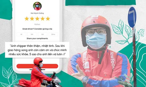 Ấm lòng tình cảm của người dân dành cho shipper - những người hùng mùa dịch