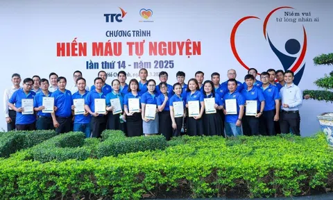 Gần 170 cán bộ nhân viên Tập đoàn TTC tham gia hiến máu tự nguyện