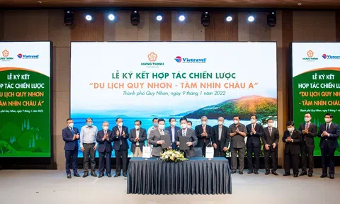 Tập đoàn Hưng Thịnh ký hợp tác chiến lược hàng loạt đối tác thúc đẩy du lịch Quy Nhơn chinh phục “Tầm nhìn châu Á”