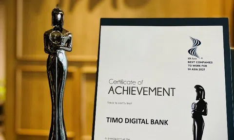 Ngân hàng số Timo có mặt trong danh sách những doanh nghiệp có trụ sở tại Việt Nam là Nơi làm việc tốt nhất Châu Á 2021