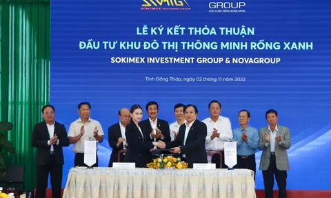 NovaGroup và Sokimex cam kết đầu tư, phát triển dự án khu đô thị BLUE DRAGON