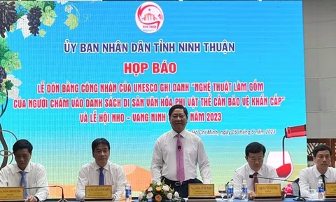 Ninh Thuận: Tôn vinh Nghệ thuật làm gốm của người Chăm và Lễ hội Nho - Vang