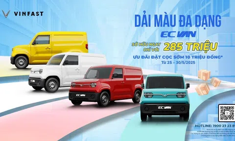 Vì sao VinFast EC Van là giải pháp “3 trong 1” cho người làm ăn