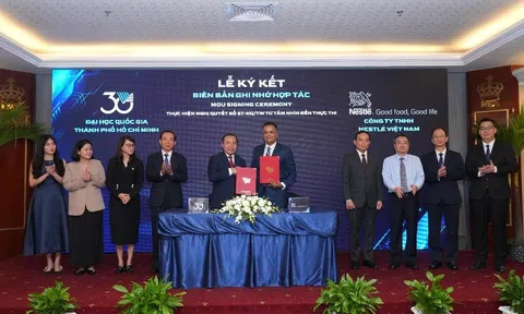Nestlé Việt Nam ký kết hợp tác với ĐH Quốc gia TP.HCM thực thi mô hình “3 nhà”