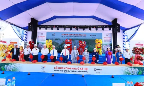 Dự án Khu dân cư TTC do TTC Land hợp tác TTC IZ chính thức  khởi công Nhà ở xã hội gần 1.200 căn