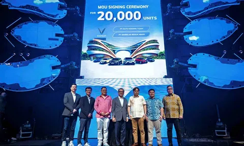 VinFast ký kết MoU cung cấp 20.000 ô tô điện cho đối tác vận tải Indonesia