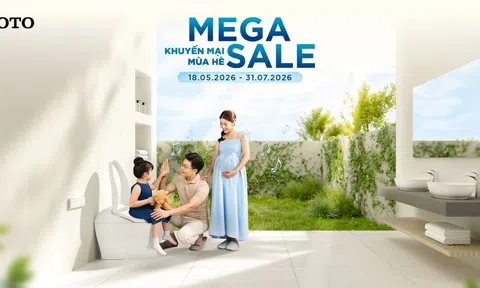 TOTO Việt Nam gia hạn siêu ưu đãi mùa hè: Cùng TOTO “Tô điểm tiện nghi, Tô màu cuộc sống” trọn vẹn hơn.
