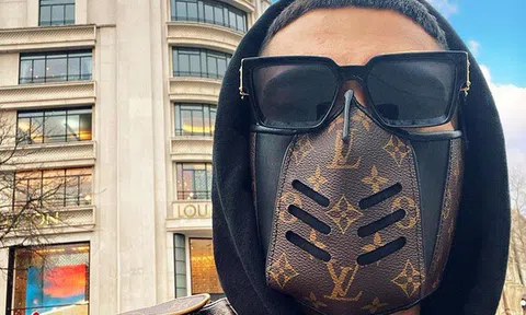 Khẩu trang hàng hiệu đính đá quý của rich kid sang chảnh tới mức nào?