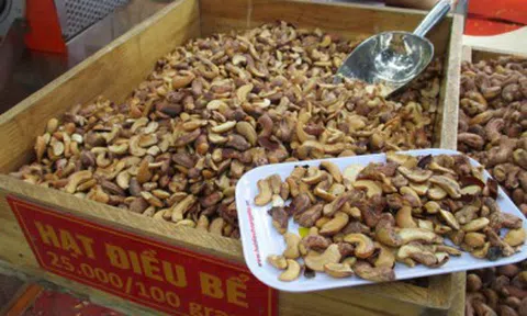 Hạt điều kém chất lượng "mạo danh" Bình Phước bán giá rẻ tràn lan chợ mạng