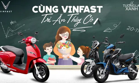 VinFast tặng quà tri ân thầy cô đón mừng ngày nhà giáo Việt Nam