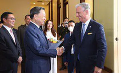 Cố vấn an ninh quốc gia Mỹ O’Brien gặp Bộ trưởng Bộ Công an Tô Lâm