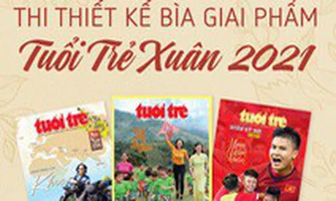 Thiết kế bìa Tuổi Trẻ Xuân Tân Sửu: Dẫu người buồn đến Tết cũng phải vui...