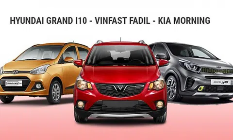 So sánh Kia Morning mới, VinFast Fadil và Hyundai Grand i10