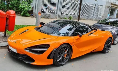 Sài Gòn: McLaren 720S Spider màu cam thứ 2 tại Việt Nam sở hữu cánh gió carbon trần "độc nhất"