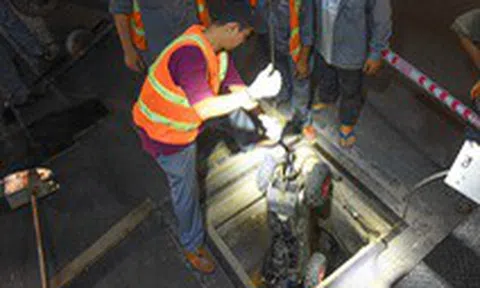 Cận cảnh robot khảo sát cống ngầm ở TP.HCM