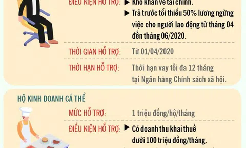 Infographics: Những đối tượng nào được hỗ trợ an sinh xã hội do Covid-19?