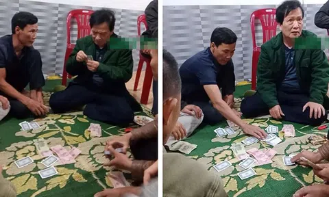 Công an triệu tập lấy lời khai chủ tịch xã tụ tập đánh bạc