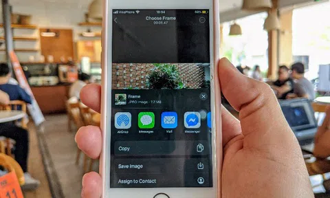 Cách trích xuất ảnh chất lượng cao từ video 4K trên iOS