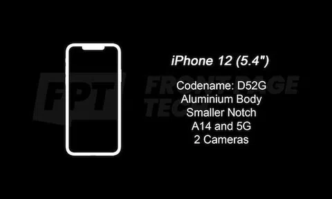 iPhone 12 lộ diện "trùm cuối" siêu đỉnh