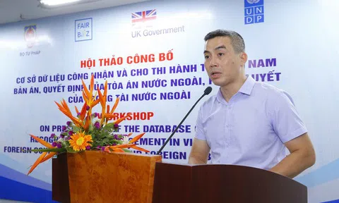 Công bố cơ sở dữ liệu thi hành các bản án của tòa nước ngoài tại Việt Nam